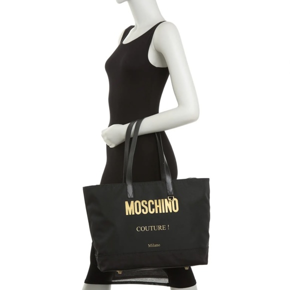 Moschino Large Logo Tote Bag - Picture 3 of 5